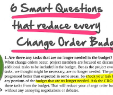 CRO Change Order received! – Why Worry?